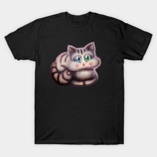 Cute Tabby Cat T-Shirt